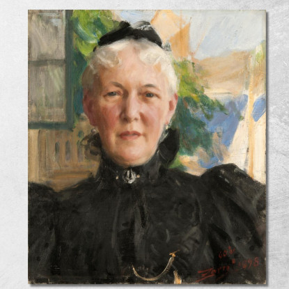 Göthilda Fürstenberg Anders Zorn azn30 quadro stampato su tela