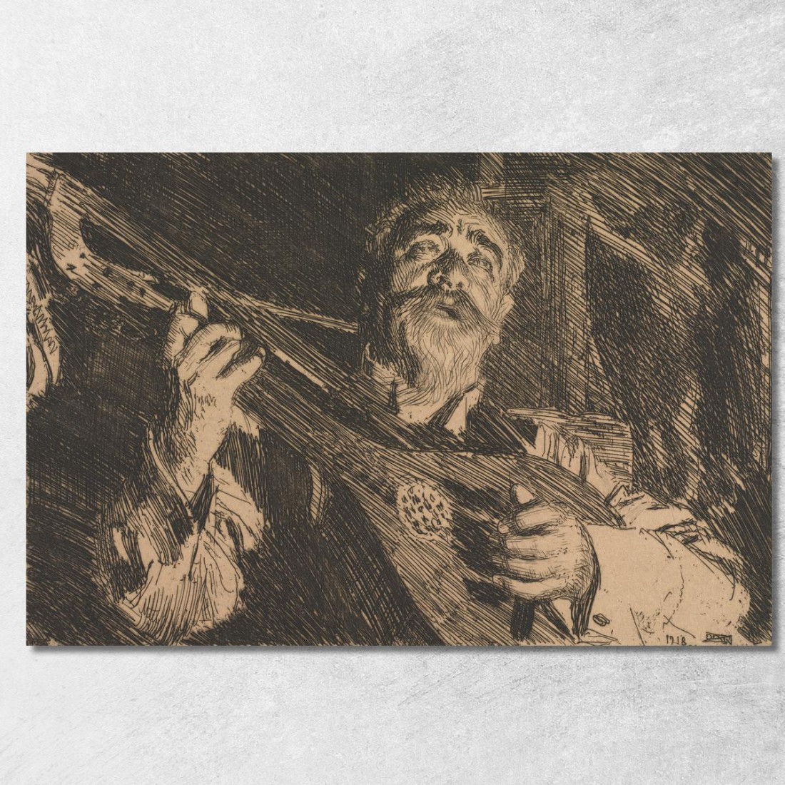 Vic Anders Zorn azn81 quadro stampato su tela Vic Anders Zorn azn81 quadro stampato su tela