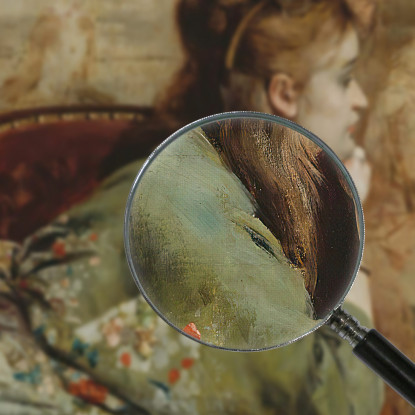 Meditazione Alfred Stevens stal61 quadro stampato su tela