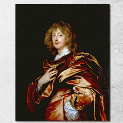 George Digby 2° Conte Di Bristol Anthony van Dyck avd29 quadro stampato su tela