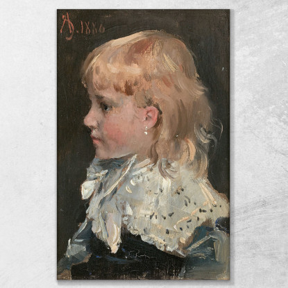 Ritratto Di Alice Gamby Alfred Stevens stal72 quadro stampato su tela