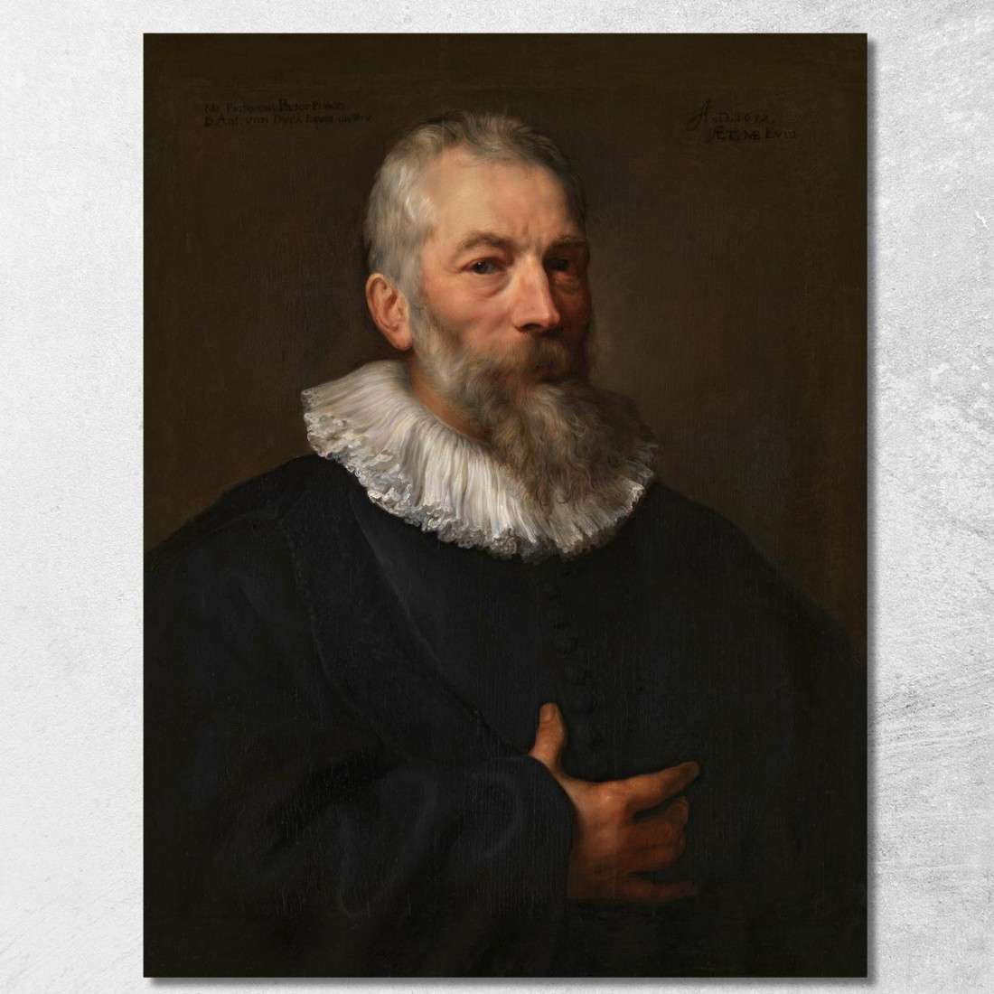 Il Pittore Marten Pepijn Anthony van Dyck avd122 quadro stampato su tela Il Pittore Marten Pepijn Anthony van Dyck avd122 quadro stampato su tela
