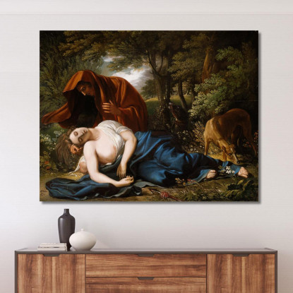 La Morte Di Procri Benjamin West bwt66 quadro stampato su tela