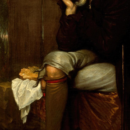 Il Pellegrino Piange Il Suo Asino Morto Benjamin West bwt71 quadro stampato su tela