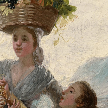 Autunno Francisco de Goya fgy6 quadro stampato su tela