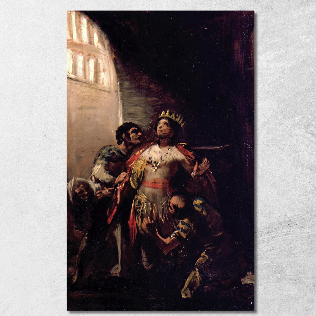 Sant'Ermenegildo In Prigione Francisco de Goya fgy59 quadro stampato su tela Sant'Ermenegildo In Prigione Francisco de Goya fgy59 quadro stampato su tela