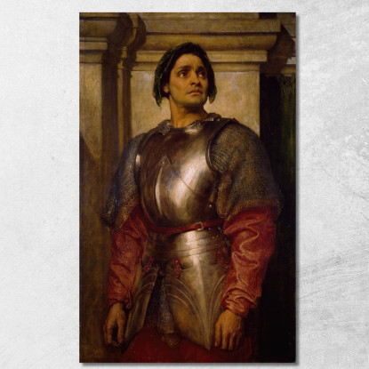 A Condottiere Frederic Leighton flg1 quadro stampato su tela