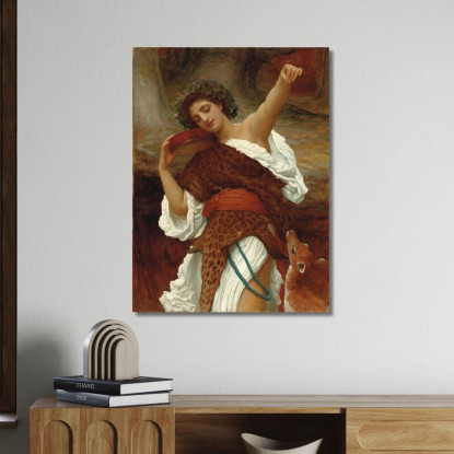 Baccante Frederic Leighton flg7 quadro stampato su tela