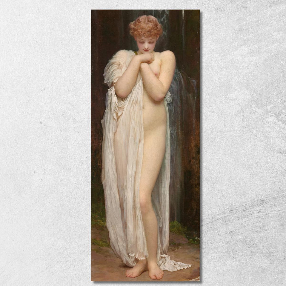 Crenaia La Ninfa Del Dargle Frederic Leighton flg13 quadro stampato su tela Crenaia La Ninfa Del Dargle Frederic Leighton flg13 quadro stampato su tela