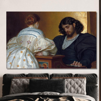 Ore D'Oro Frederic Leighton flg24 quadro stampato su tela
