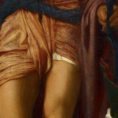 Il Segno Di Jonathan A David Frederic Leighton flg30 quadro stampato su tela