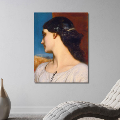 La Nanna Ore Soleggiate Frederic Leighton flg31 quadro stampato su tela