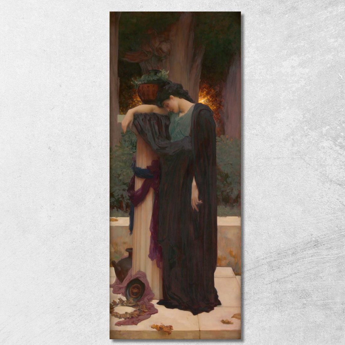 Lacrime Frederic Leighton flg32 quadro stampato su tela Lacrime Frederic Leighton flg32 quadro stampato su tela
