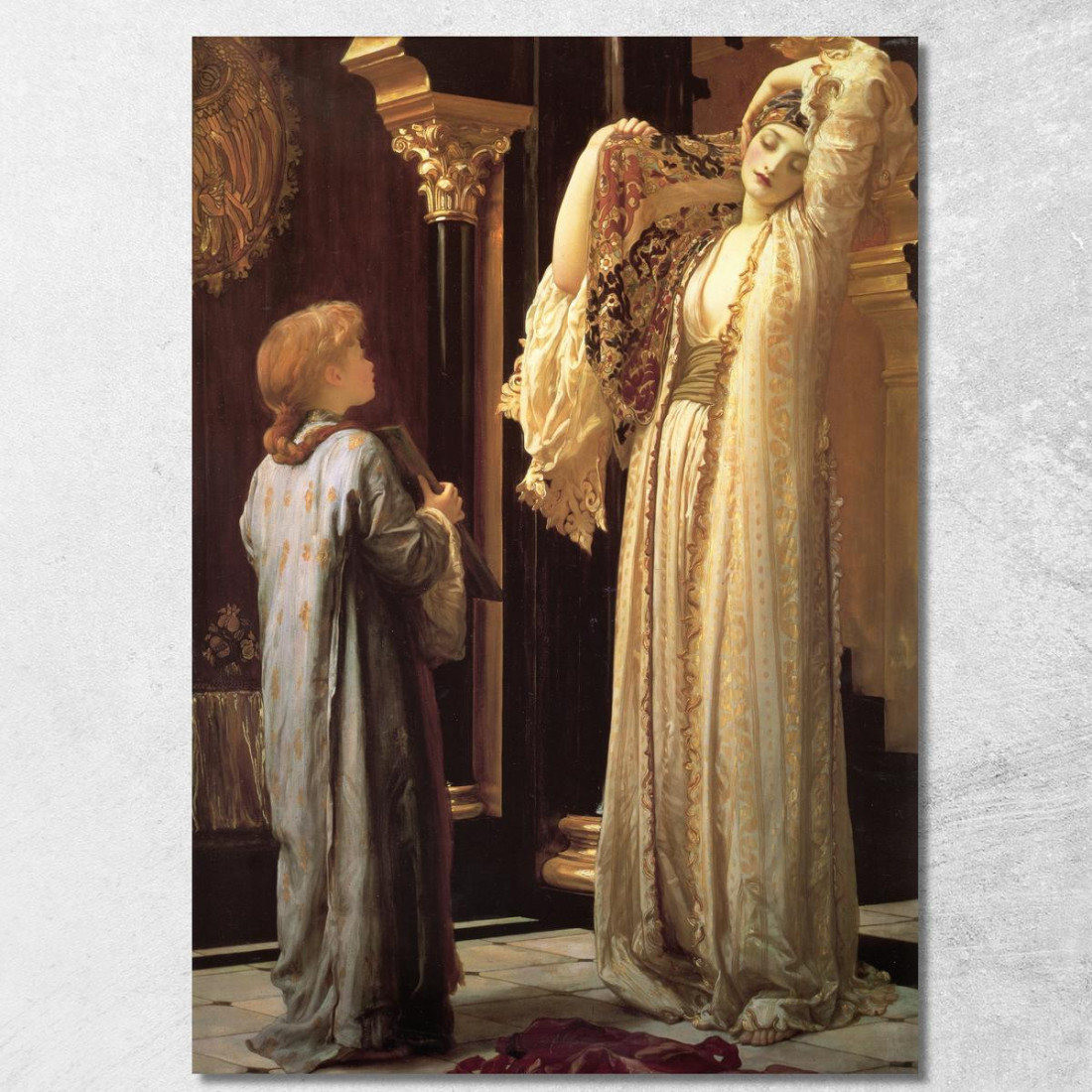 Luce Dell'Harem Frederic Leighton flg35 quadro stampato su tela Luce Dell'Harem Frederic Leighton flg35 quadro stampato su tela