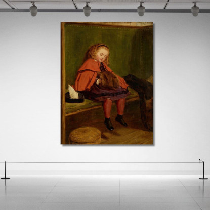 Il Mio Secondo Sermone Frederic Leighton flg42 quadro stampato su tela