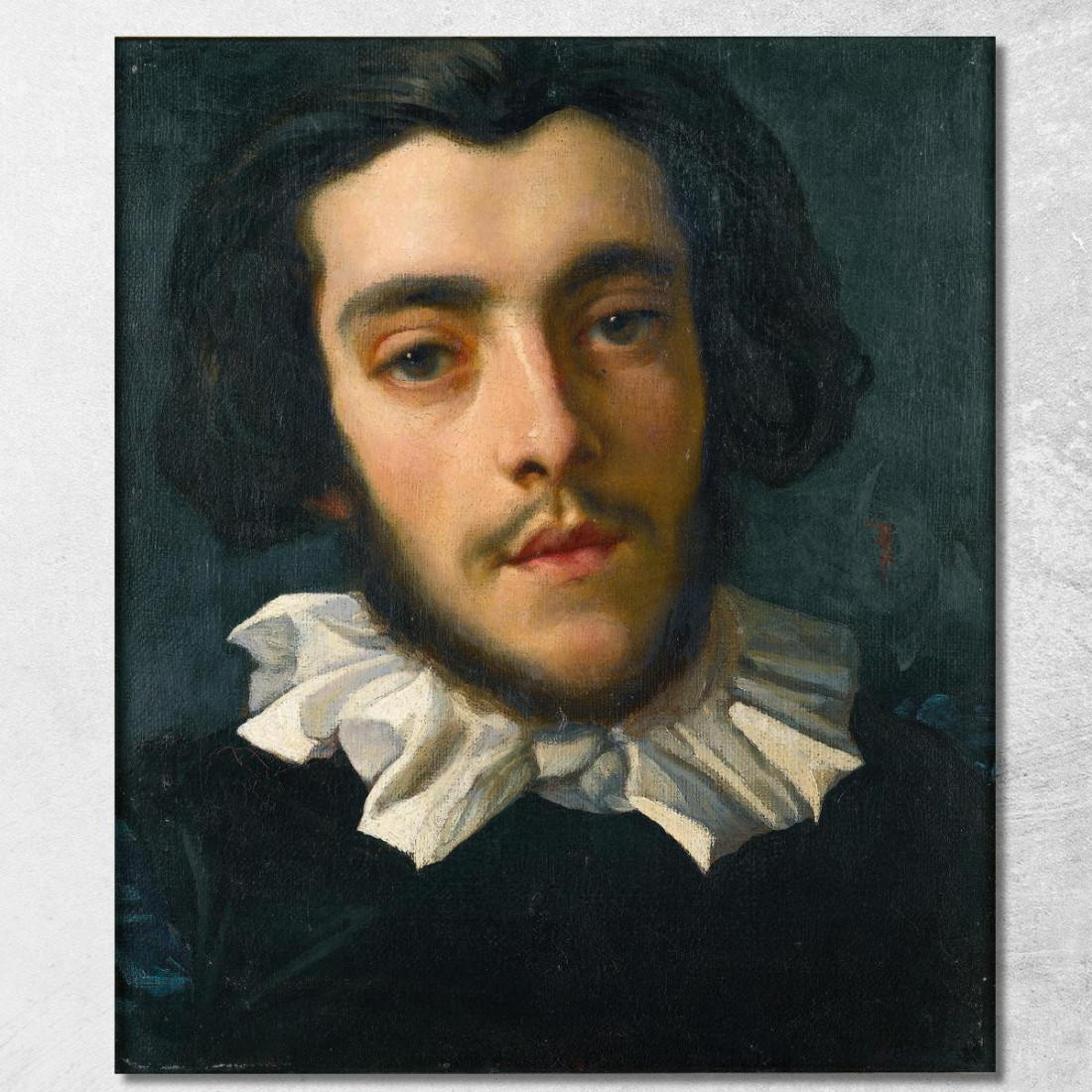 Ritratto Di Carlo Edoardo Perugini Frederic Leighton flg49 quadro stampato su tela Ritratto Di Carlo Edoardo Perugini Frederic Leighton flg49 quadro stampato su tela