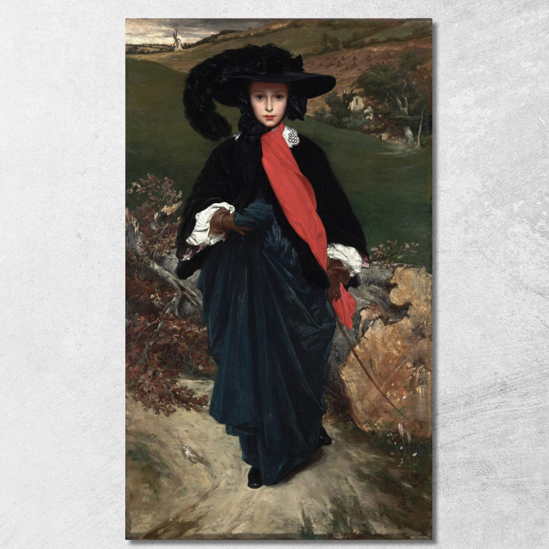 Ritratto Di Maggio Sartoris Frederic Leighton flg51 quadro stampato su tela Ritratto Di Maggio Sartoris Frederic Leighton flg51 quadro stampato su tela