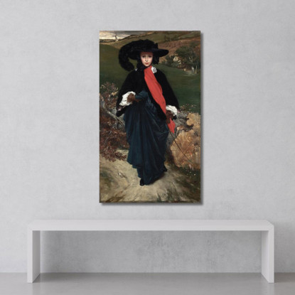 Ritratto Di Maggio Sartoris Frederic Leighton flg51 quadro stampato su tela