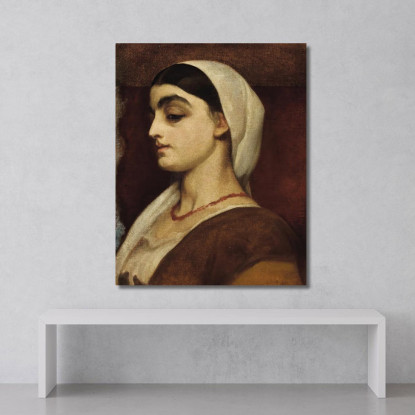 Ritratto Di Stella Frederic Leighton flg52 quadro stampato su tela