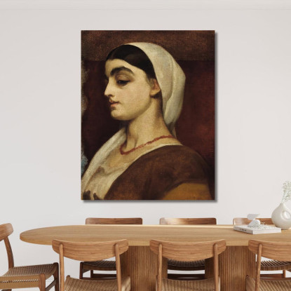 Ritratto Di Stella Frederic Leighton flg52 quadro stampato su tela