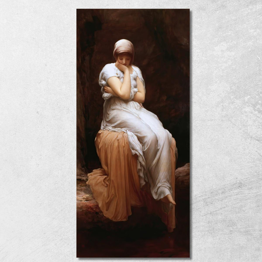 Solitudine Frederic Leighton flg53 quadro stampato su tela Solitudine Frederic Leighton flg53 quadro stampato su tela