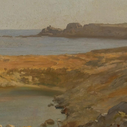 Baia Di San Paolo A Lindos Rodi Frederic Leighton flg54 quadro stampato su tela
