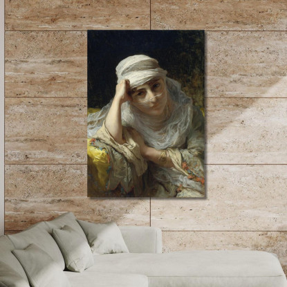 Una Bellezza Di Costantinopoli Frederick Arthur Bridgman fab1 quadro stampato su tela