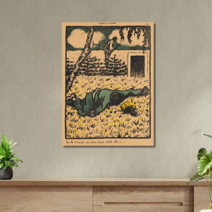 Crimini E Punizioni Scoprirai Che È Piuttosto Difficile! Félix Vallotton fvl12 quadro stampato su tela