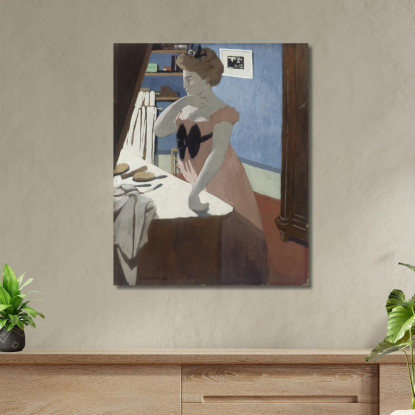 Misia Alla Sua Acconciatura Misia Alla Sua Toeletta Félix Vallotton fvl38 quadro stampato su tela