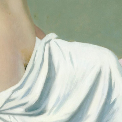 Abito Nudo In Piedi Sul Ginocchio Félix Vallotton fvl46 quadro stampato su tela