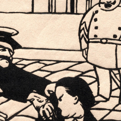 L'Anarchico Félix Vallotton fvl48 quadro stampato su tela
