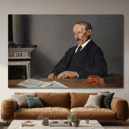 La Vecchia Portiera Félix Vallotton fvl58 quadro stampato su tela