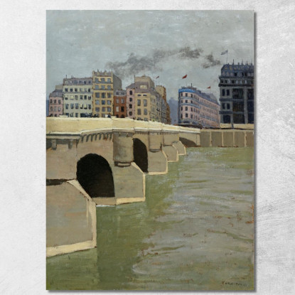 Il Ponte Pont Neuf Félix Vallotton fvl62 quadro stampato su tela