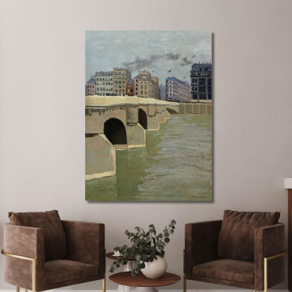 Il Ponte Pont Neuf Félix Vallotton fvl62 quadro stampato su tela