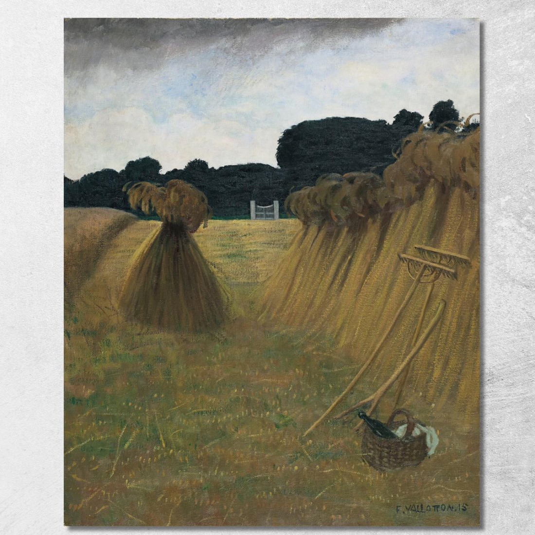 I Covoni Félix Vallotton fvl65 quadro stampato su tela I Covoni Félix Vallotton fvl65 quadro stampato su tela