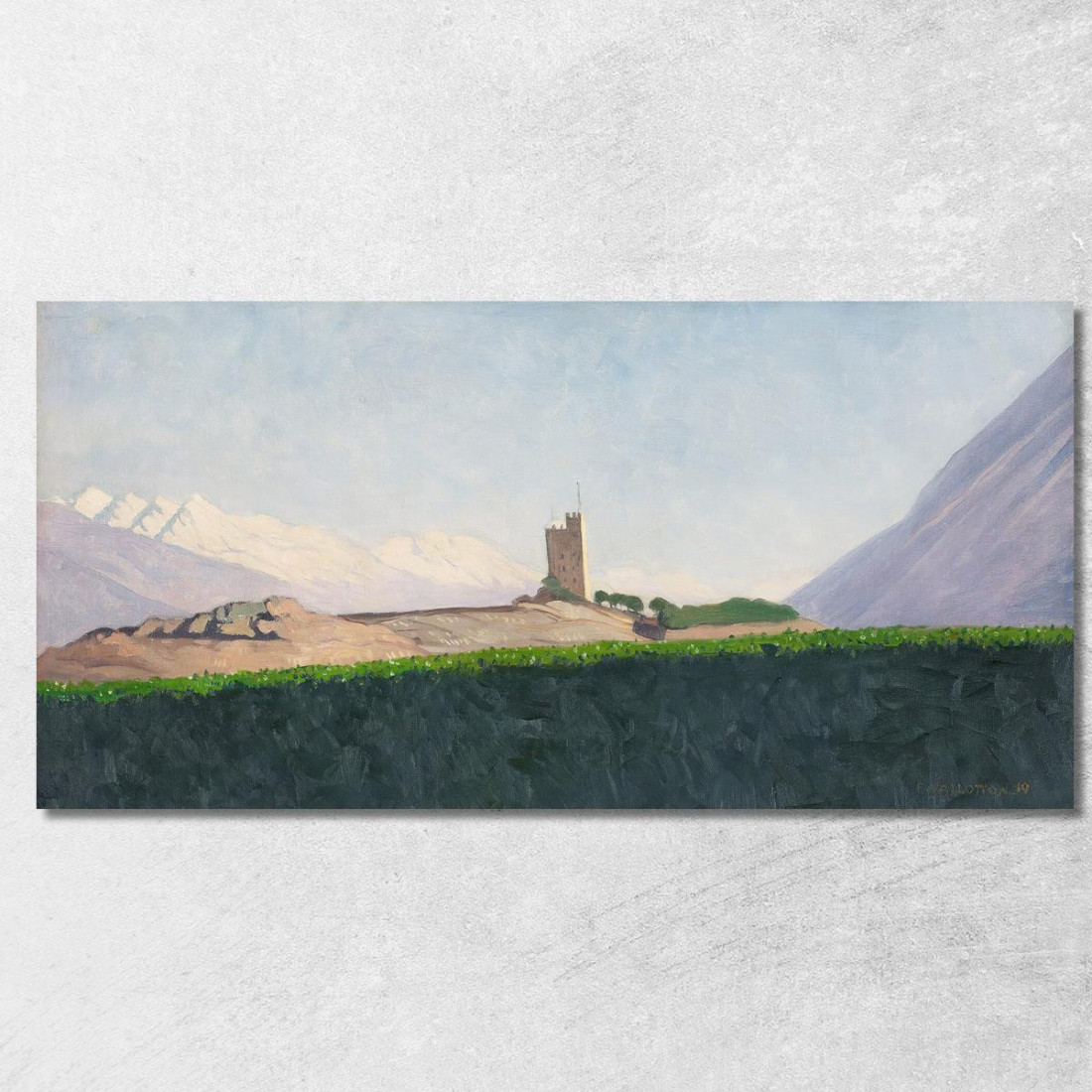 La Torre Di Goubing Félix Vallotton fvl66 quadro stampato su tela La Torre Di Goubing Félix Vallotton fvl66 quadro stampato su tela