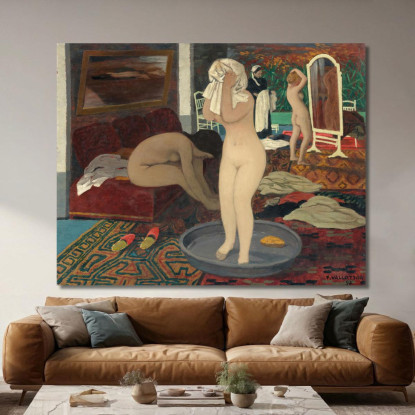 Donne Alla Loro Toilette Félix Vallotton fvl72 quadro stampato su tela