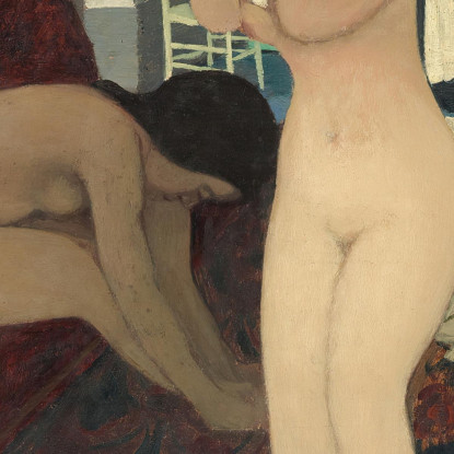 Donne Alla Loro Toilette Félix Vallotton fvl72 quadro stampato su tela