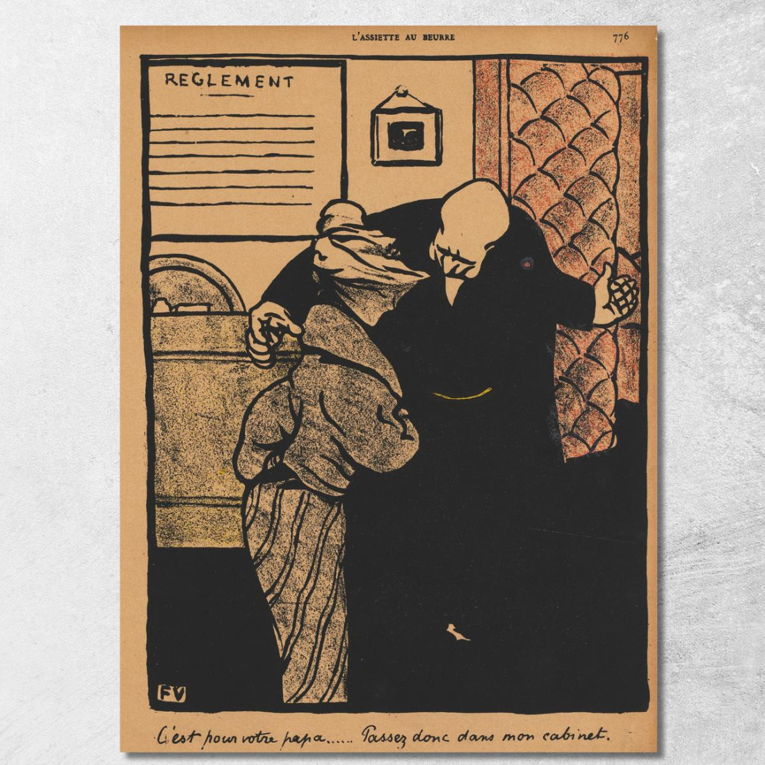 Crimini E Punizioni Riguarda Tuo Padre Félix Vallotton fvl77 quadro stampato su tela Crimini E Punizioni Riguarda Tuo Padre Félix Vallotton fvl77 quadro stampato su tela