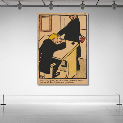 Crimini E Punizioni Dovrai Coniugare Félix Vallotton fvl82 quadro stampato su tela