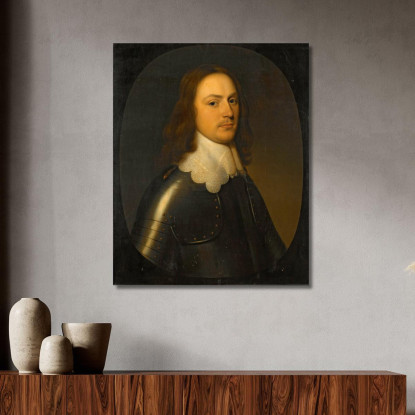 Ritratto Di Un Ufficiale Gerard van Honthorst gvh33 quadro stampato su tela