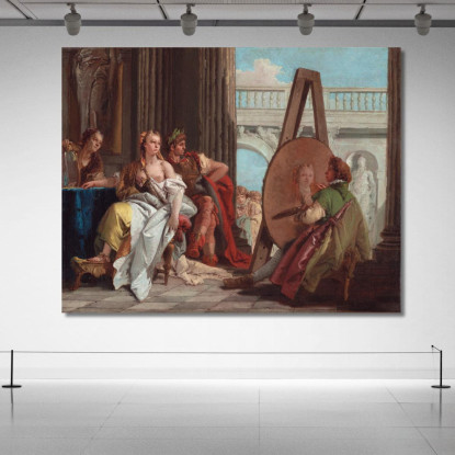 Alessandro Magno E Campaspe Nello Studio Di Apelle Giovanni Battista Tiepolo gbt3 quadro stampato su tela