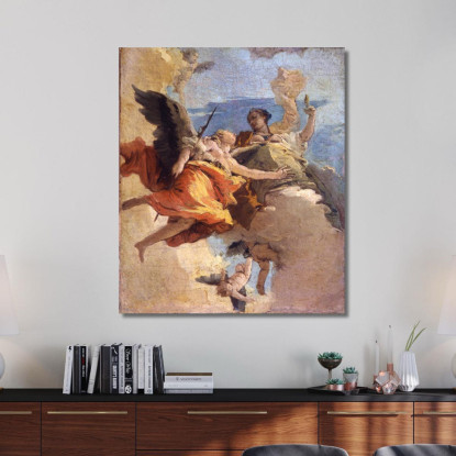 Allegoria Della Virtù E Della Nobiltà Giovanni Battista Tiepolo gbt9 quadro stampato su tela