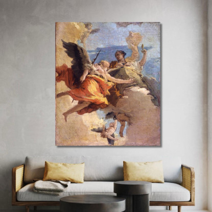 Allegoria Della Virtù E Della Nobiltà Giovanni Battista Tiepolo gbt9 quadro stampato su tela