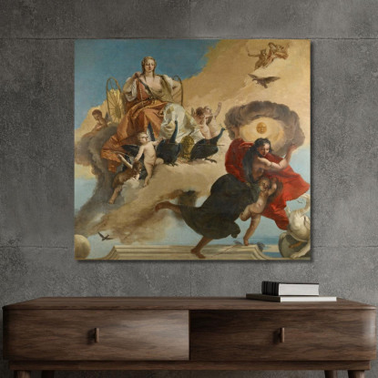 Giunone E Luna Giovanni Battista Tiepolo gbt21 quadro stampato su tela