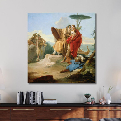 Rinaldo E Il Mago Di Ascalona Giovanni Battista Tiepolo gbt28 quadro stampato su tela