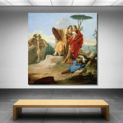 Rinaldo E Il Mago Di Ascalona Giovanni Battista Tiepolo gbt28 quadro stampato su tela