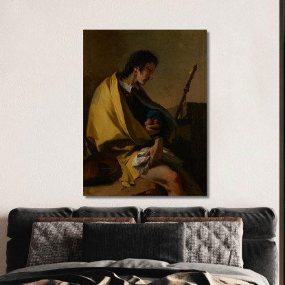 San Rocco Giovanni Battista Tiepolo gbt31 quadro stampato su tela