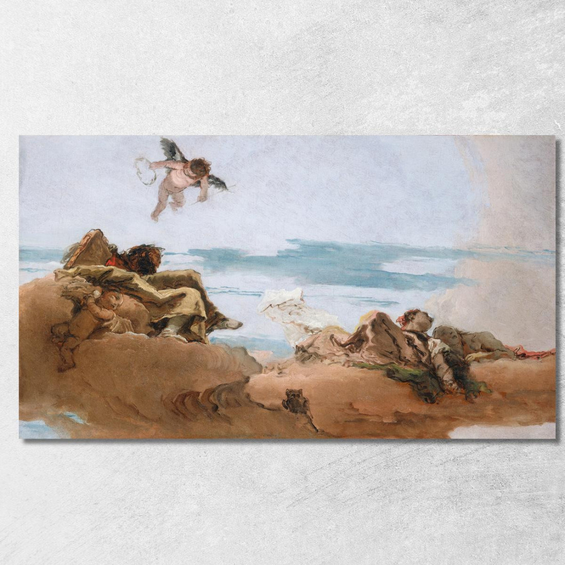 Studio Per Un Soffitto Con La Personificazione Del Consiglio Giovanni Battista Tiepolo gbt33 quadro stampato su tela Studio Per Un Soffitto Con La Personificazione Del Consiglio Giovanni Battista Tiepolo gbt33 quadro stampato su tela
