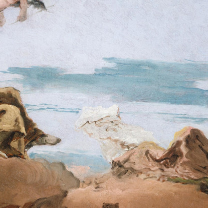 Studio Per Un Soffitto Con La Personificazione Del Consiglio Giovanni Battista Tiepolo gbt33 quadro stampato su tela
